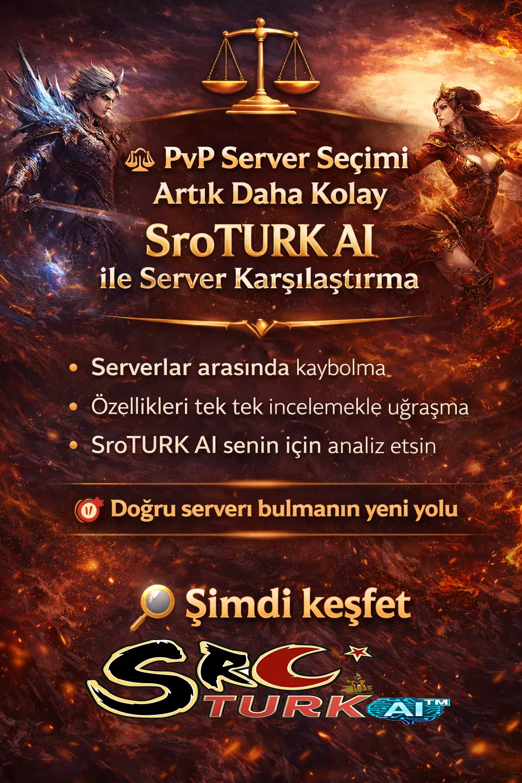 PvP Server Karşılaştırma Sistemi