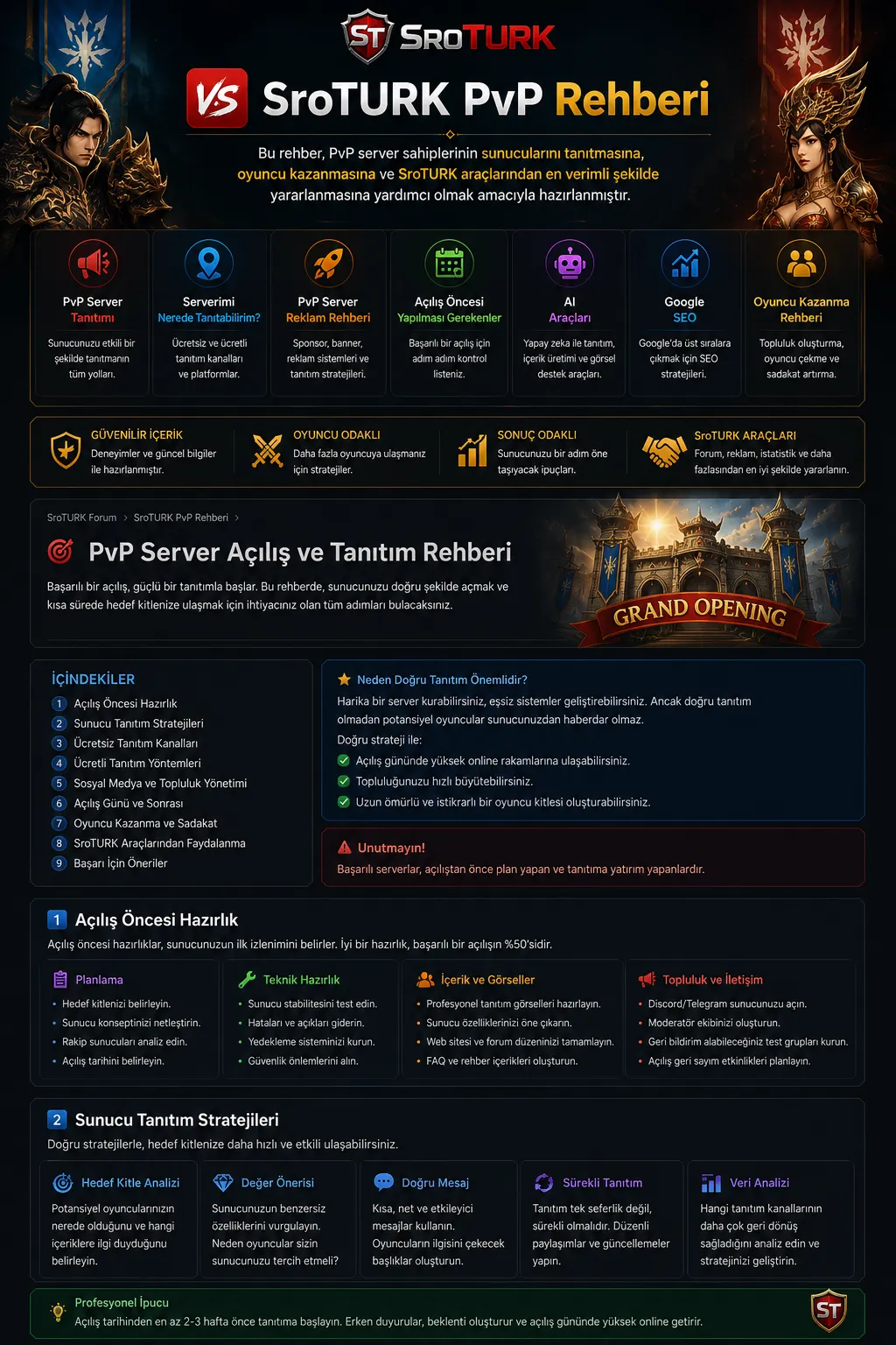 PvP Server Tanıtım Rehberi
